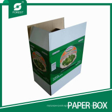Caja de cartón de empaquetado de cartón vegetal